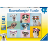 Ravensburger Puzzle XXL 100 stykker - Morsomme hunder