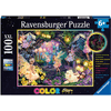 Ravensburger Color Star Line Puzzle - glödande skogsälvor