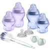 Tommee Tippee Coffret naissance biberon Closer to Nature 0 mois+ silicone rose