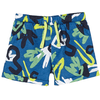 s. Olive r Jersey shorts met Allover - Print 