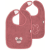 Sterntaler GOTS Klettlätzchen Doppelpack Mabel rosa