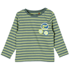 s. Olive r Långärmad skjorta med skrift print grön