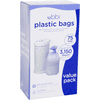 ubbi Sacs plastiques pour poubelle à couches 25 pièces, pack de 3