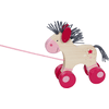 goki Het trekken van speelgoed paard Lillie