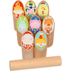 goki Juego KUBB para principiantes con bolsa de algodón