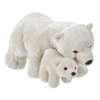 Wild Republic Plyšová hračka Máma a mládě ledního medvěda