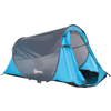 Outsunny Campingzelt für 1-2 Personen blau, grau
