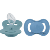 Lullaby Planet  Silikoni tutti 2 Pack Dental Size 2 Ocean Teal &amp; Dove Blue