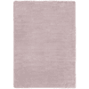 HOMCOM Teppich aus weichem Hochflor geeignet für Fußbodenheizung  170 cm lang altrosa