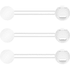 reer Loquet de sécurité 3 pcs blanc