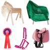 Helga Kreft Gartenpferd-Set Tamme, pink