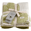 Lullaby Planet Musselin Swaddle Lake Green 65x65cm