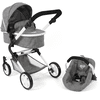 BAYER CHIC 2000 Poussette de poupée combinée LIA Jeans grey