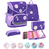 Belmil Schulranzen Premium Compact Plus Set 5-teilig Dahlia