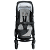 HEITMANN Protector para carrito de bebé piel cordero gris