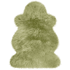 Heitmann Alfombra piel de cordero australiano Premium verde lima