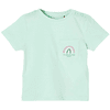 s. Olive r T-shirt poche poitrine turquoise