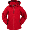 BMS Chaqueta con capucha Clima-Fleece roja