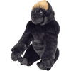 Teddy HERMANN ® Horská gorila sedící černá, 35 cm