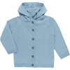 kindsgard Gilet enfant à capuche mailles strikka bleu