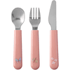 Mepal Kinderbesteck Mio 3er Set rosa
