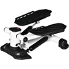 HOMCOM Mini Stepper mit LCD-Bildschirm und Pedalen schwarz, weiß