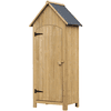 Outsunny Gartenschrank mit Bitumenpappe natur