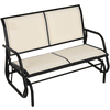 Outsunny Sitzbank mit Schaukelfunktion beige