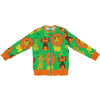 Smafolk Sweatshirt Tiger, Löwe, Leopard green