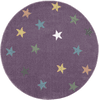 LIVONE Alfombra infantil Happy Rugs Fame lilac/multi round