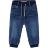 name it Pantalon sweat Nbmbob Dark Blue Denim