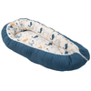 Ullenboom Kuschelnest Waffelpique Blau Wale 55 x 95 cm