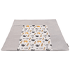 Ullenboom Vaihtolapun suojus Waffle Pique Motif Grey Sloth 75 x 85 cm