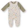  LITTLE  Romper set Savannah Animals olive zelená