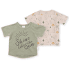 LITTLE  Camiseta paquete doble Savannah olive green 