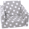 knorr® toys Single sohva - "Grey white stars 