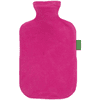 fashy® Wärmflasche 2L mit Fleecebezug in magenta