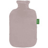 fashy Varmtvandsflaske 2L med fleecebetræk i taupe