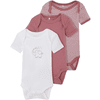 name it Bodysuit z krótkim rękawem 3 pack Mesa Rose