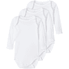 name it Body enfant manches longues blanc clair lot de 3