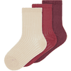 name it Calcetines 3 Pack Vino Rosa