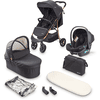 babyGO Kinderwagen 3 in 1 Black Rosegold