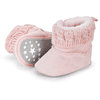 Sterntaler Botas de bebé de punto con manguito rosa 