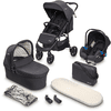 babyGO  Carrito de bebé combi Style 3 en 1 Black 