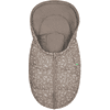 odenwälder Footmuff BabyNest fashion leaves makea suklaa luomu cotton 