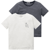 TOM TAILOR T-shirt pack de 2 Dino White 