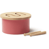 Kids Concept® Tambour enfant bois rouge clair