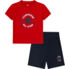 Converse Sarja T-paita ja shortsit punainen/sininen