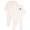 Petit Bateau Pyjama dors-bien bébé étoile coton lot de 2