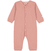 Petit Bateau Pyjama dors-bien bébé sans pied milleraies coton brandy/marshmallow